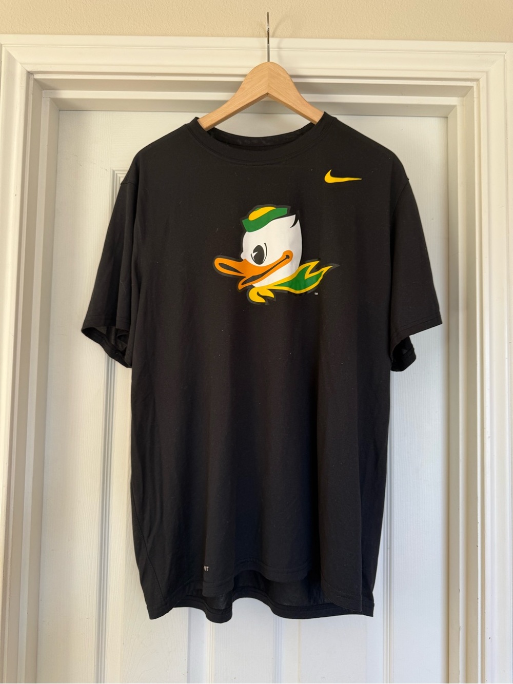 Nike Dri-Fit Men's Black Duck Logo T-Shirt